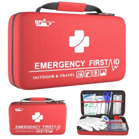 Portable 121-Piece Survival First Aid Kit - Compact, Waterproof EVA Material