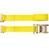 E Track Ratchet Strap, 18PCS 2" x 15' E-Track Straps 4400 LBS Breaking Strength, with Polyester Webbing & Spring Fitting & Ratchets